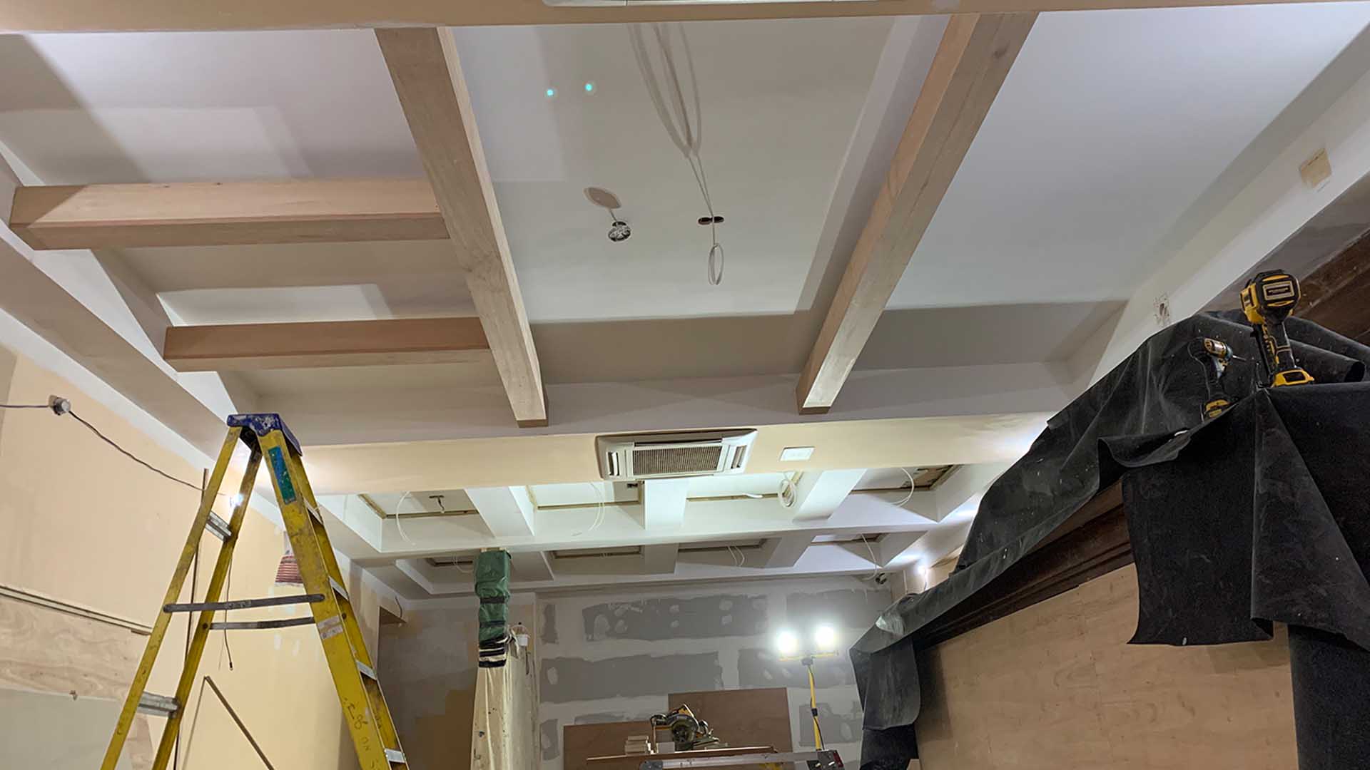 Crowwood Hotel renovation — structural works in progress